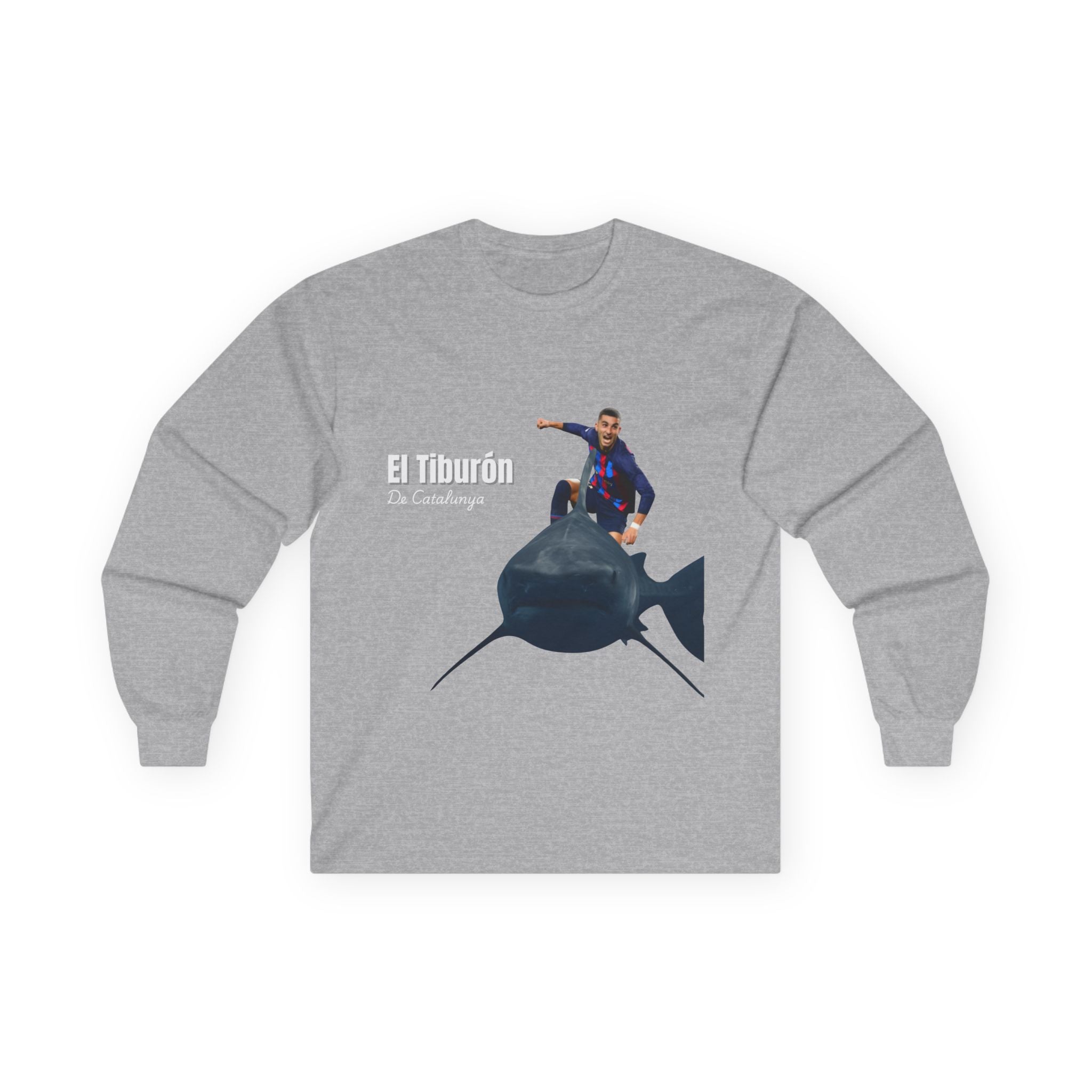 El Tiburon De Catalunya Cotton Unisex Long Sleeve Shirt