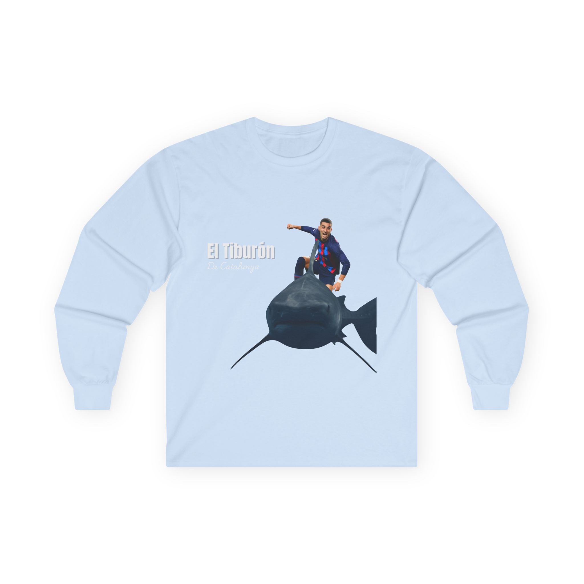 El Tiburon De Catalunya Cotton Unisex Long Sleeve Shirt