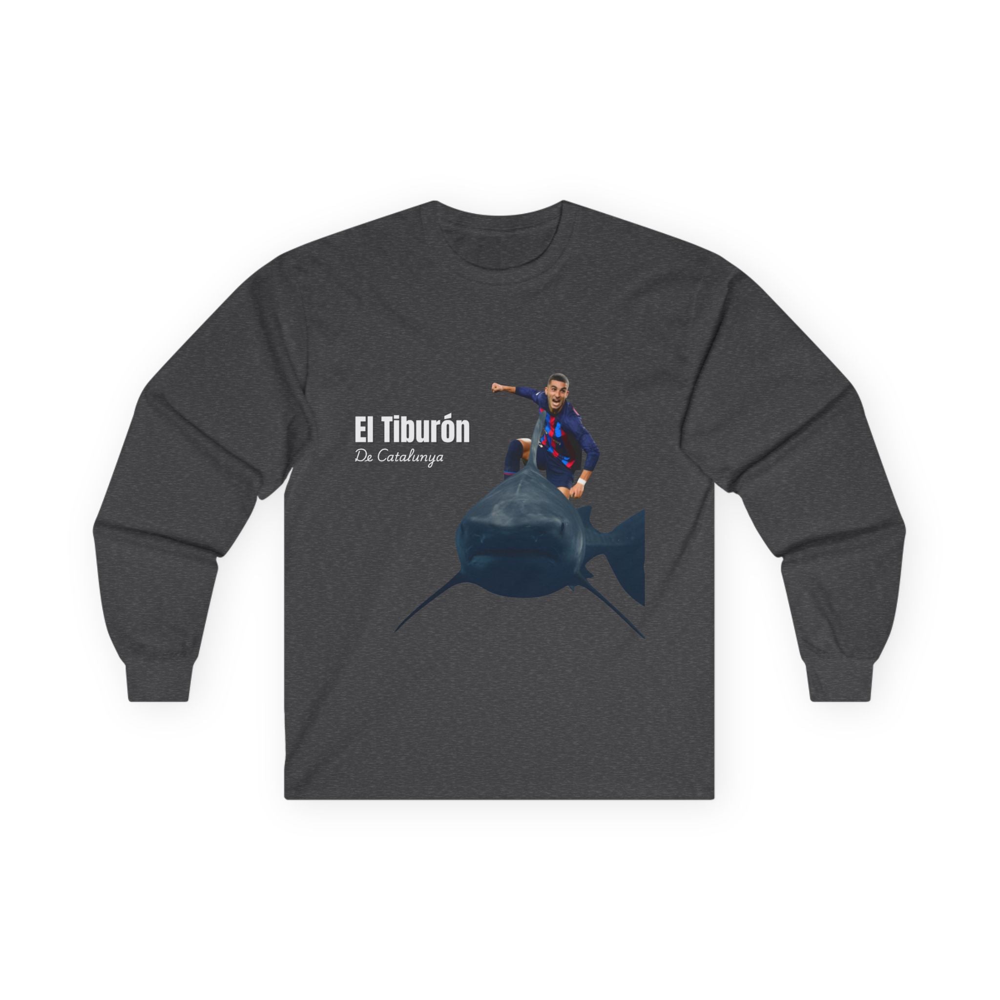 El Tiburon De Catalunya Cotton Unisex Long Sleeve Shirt