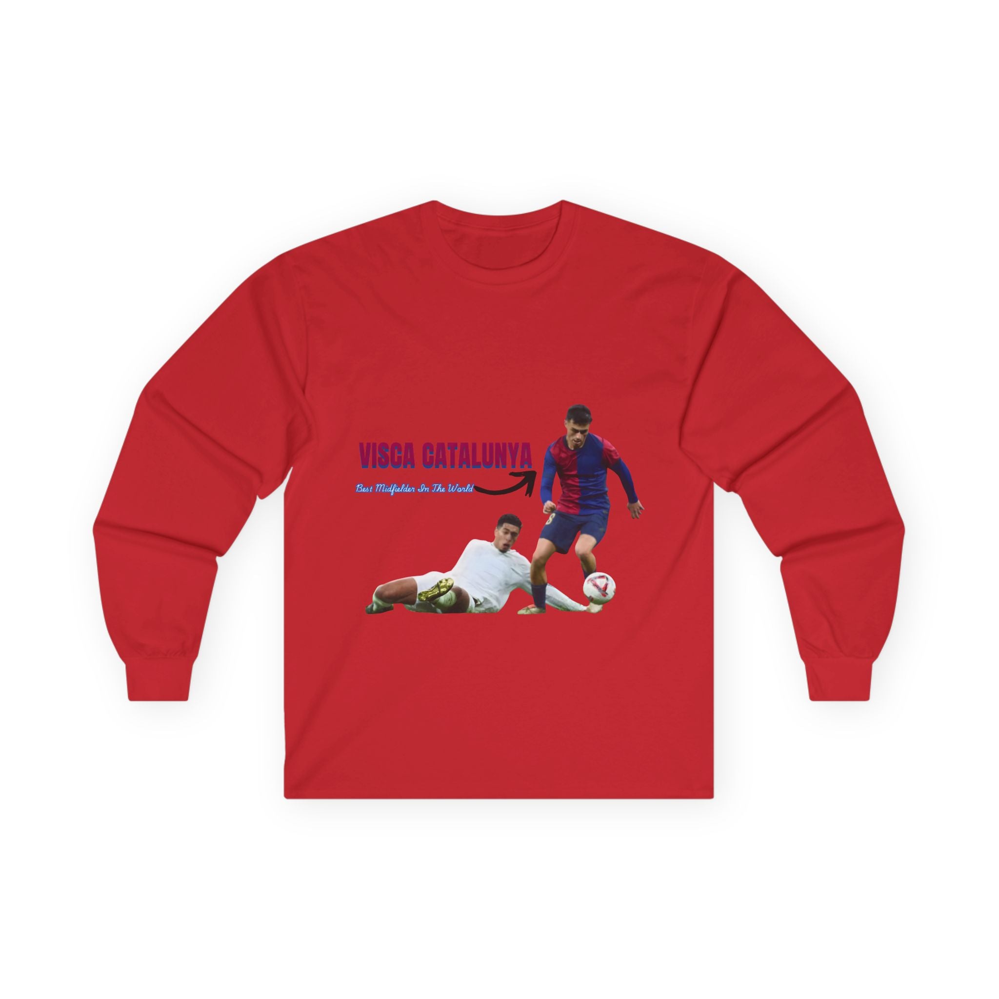Visca Catalunya Unisex Cotton Long Sleeve Shirt