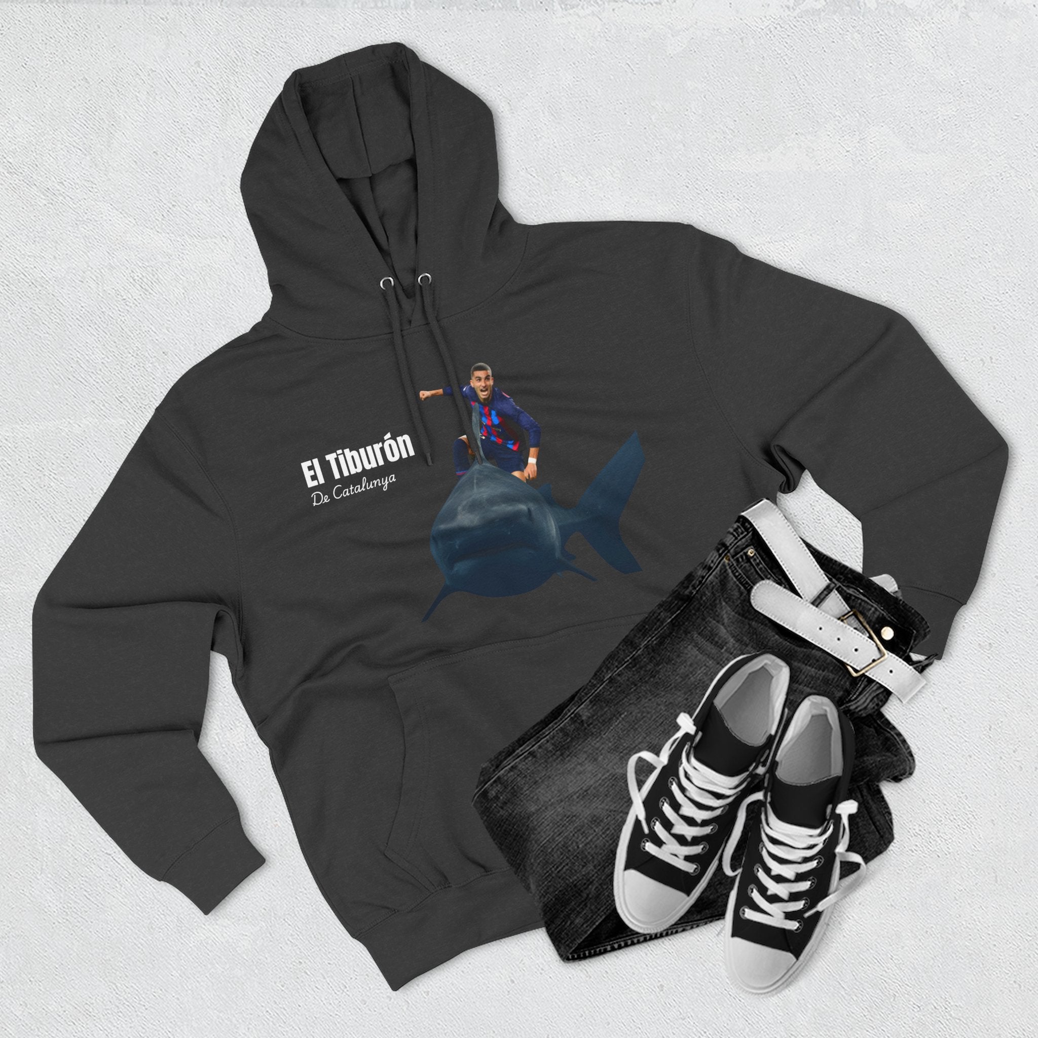 El Tiburón De Catalunya Unisex Hoodie