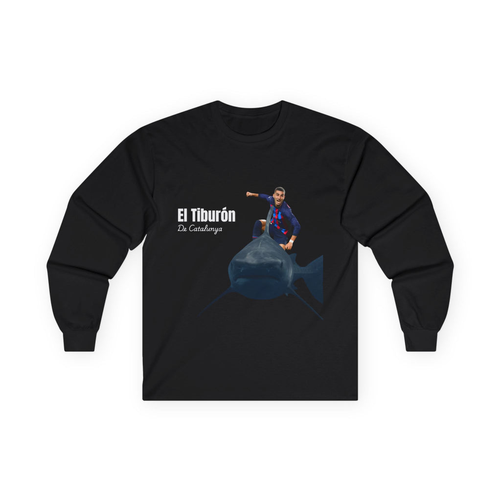 El Tiburon De Catalunya Cotton Unisex Long Sleeve Shirt