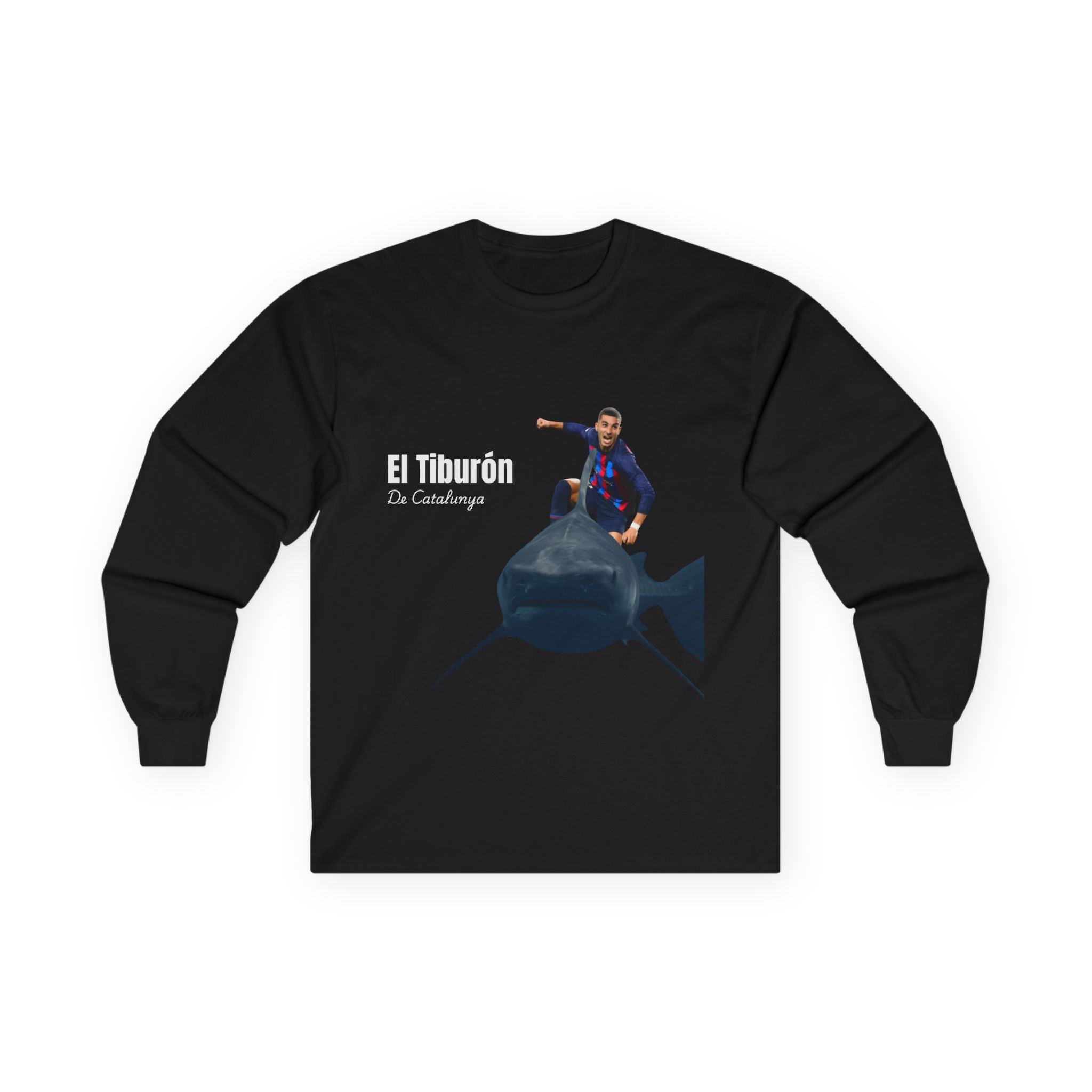 El Tiburon De Catalunya Cotton Unisex Long Sleeve Shirt