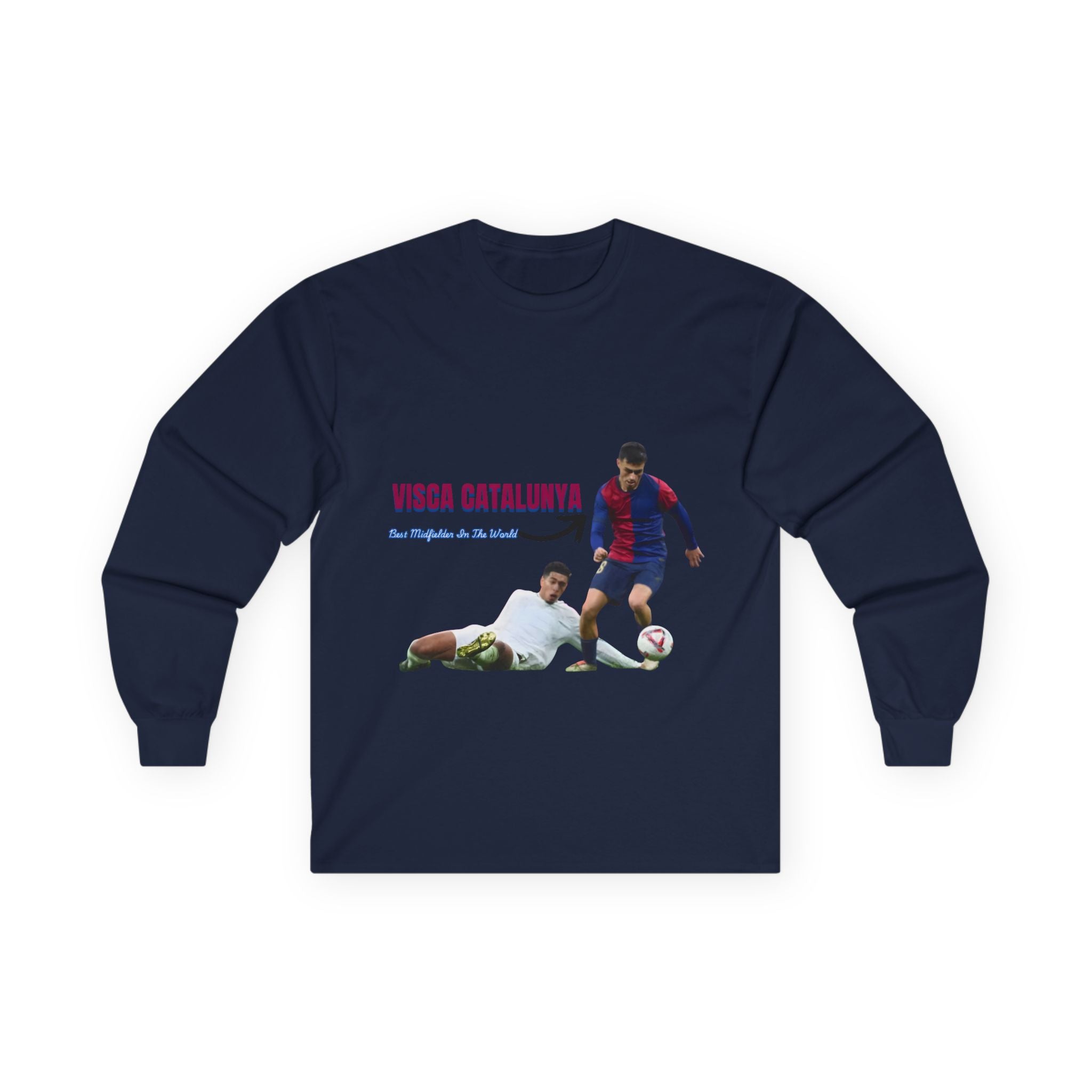 Visca Catalunya Unisex Cotton Long Sleeve Shirt