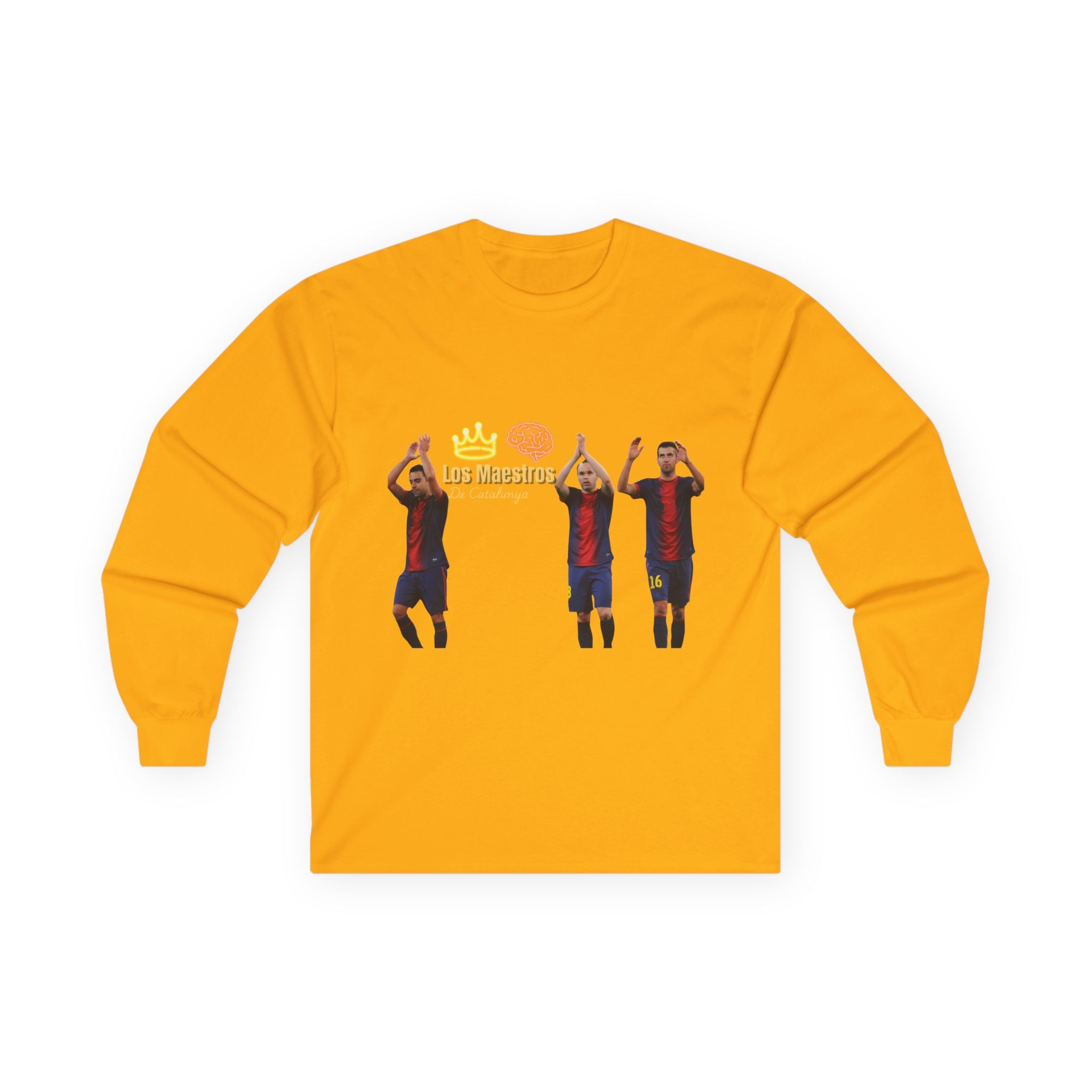 Los Maestros De Catalunya Unisex Cotton Long Sleeve Shirt