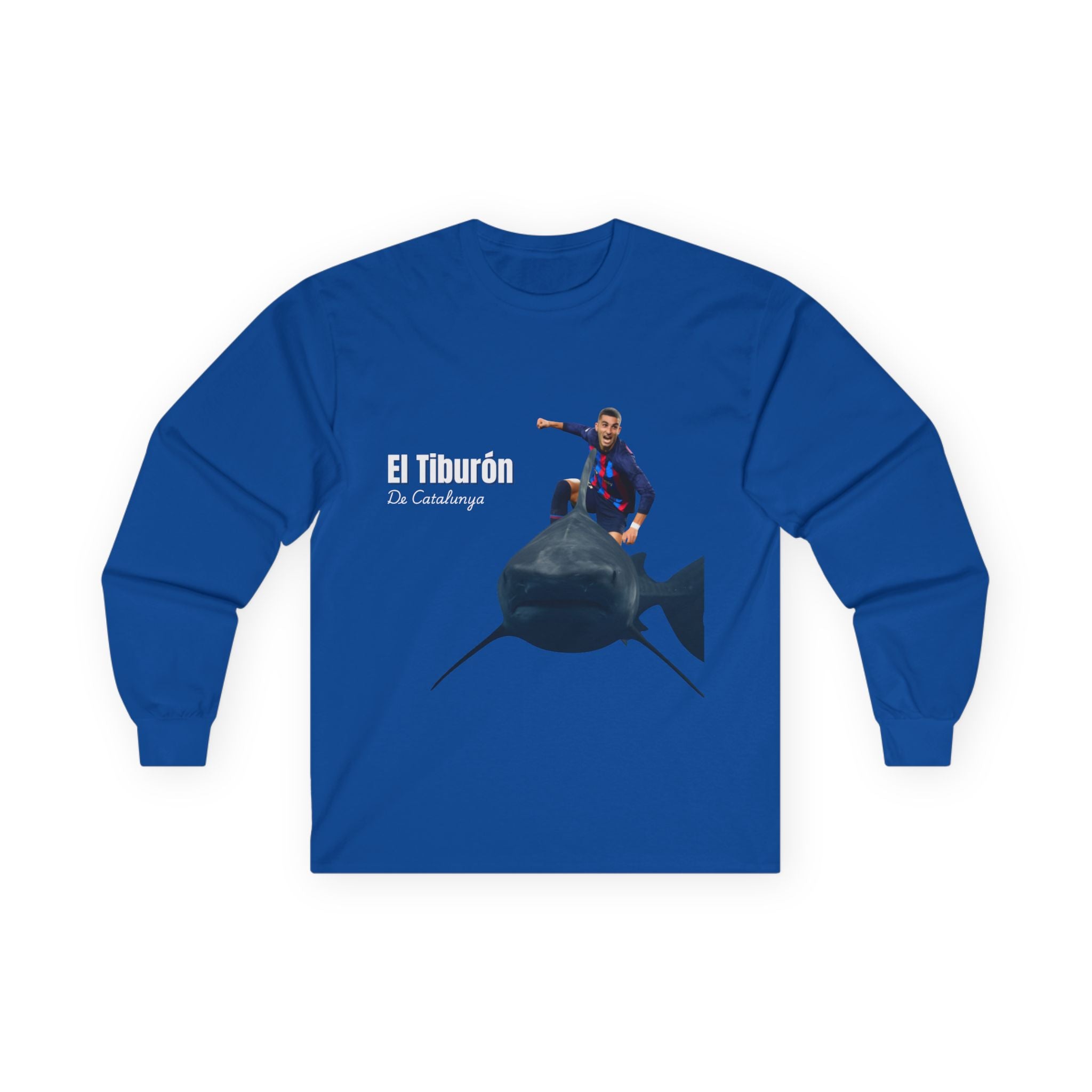 El Tiburon De Catalunya Cotton Unisex Long Sleeve Shirt
